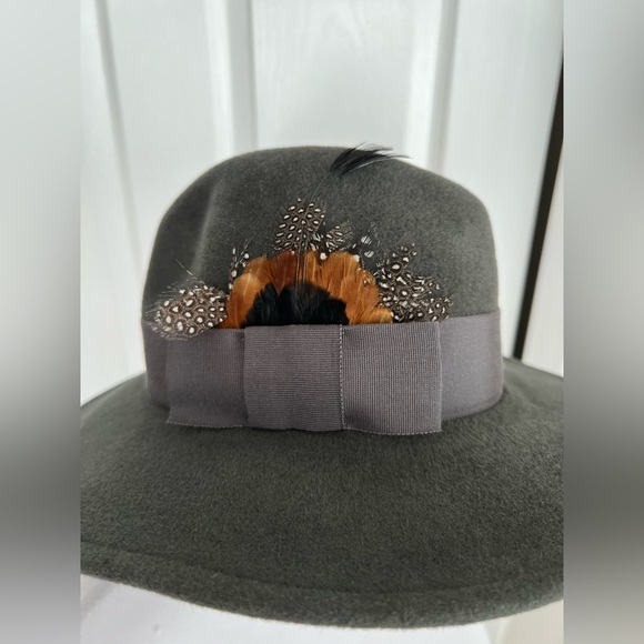 Betmar gray wool felt hat - Picture 3 of 9